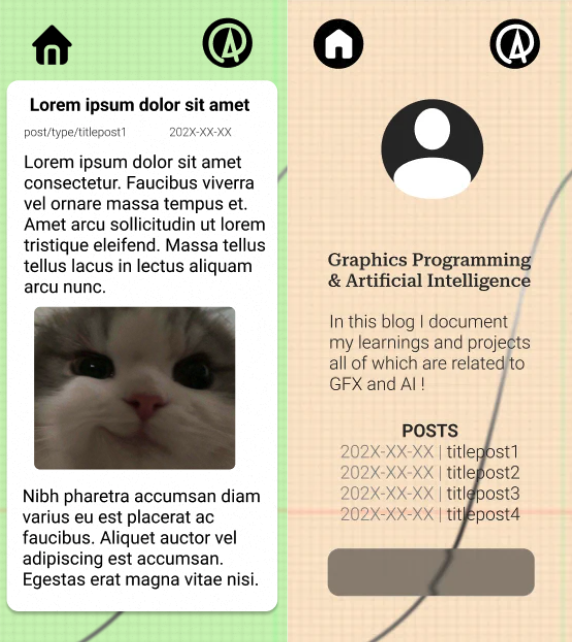 mobile version mockup